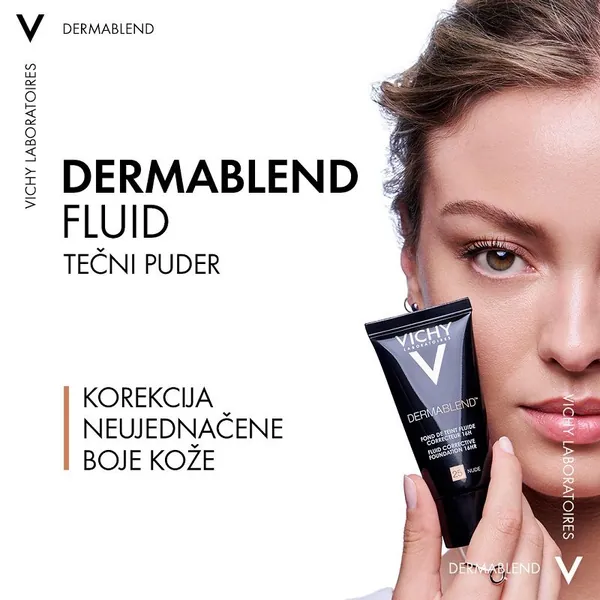 Korektivni puder VICHY Dermablend Corrector Tečni SPF 35, 30 ml, 30 Beige