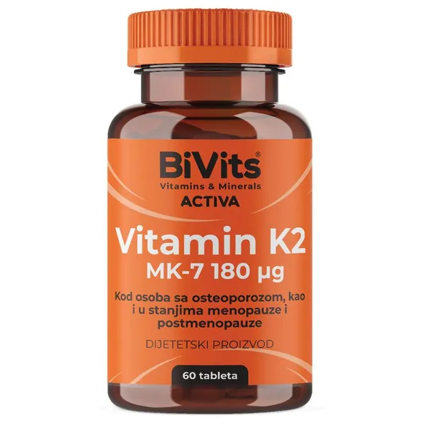 Kosti, zglobovi i mišići ABELA BiVits ACTIVA Vitamin K2 MK7 180Âµg