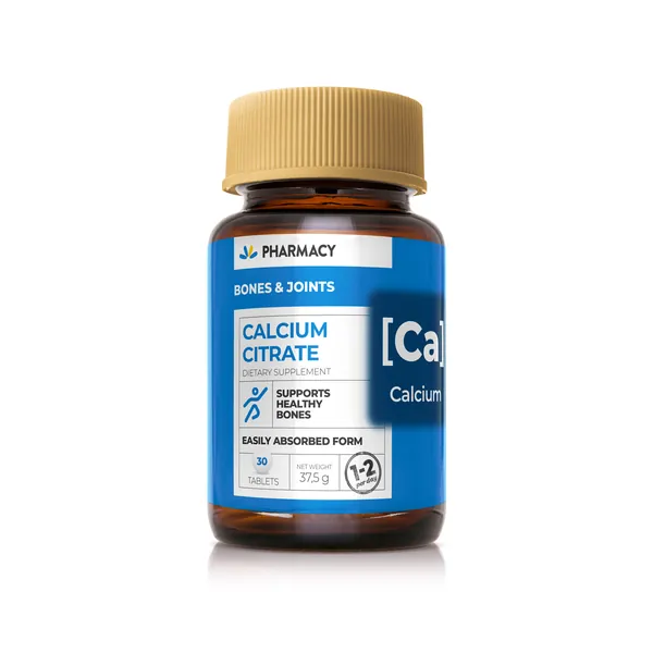 Kosti, zglobovi i mišići PHARMACY Calcium Citrate, 30 tbl