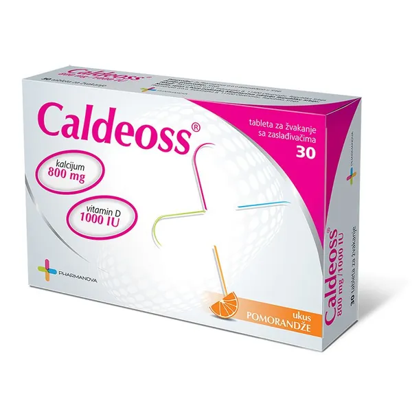 Kosti, zglobovi i mišići PHARMANOVA CO-PHN Caldeoss 800mg/1000IU, 30 tableta
