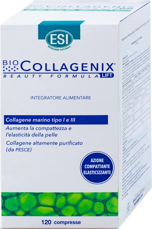 Koža, kosa i nokti ESI Biocollagenix lift tablete 120 kom