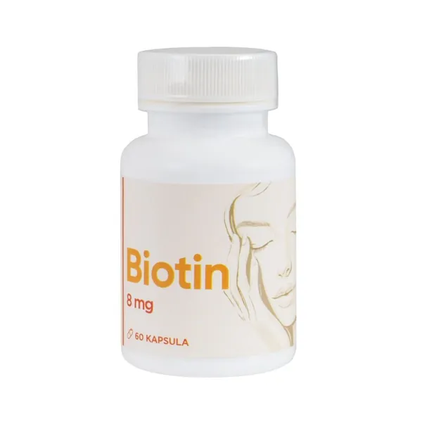 Koža, kosa i nokti VIDAPHARM Biotin 8mg 60 kapsula