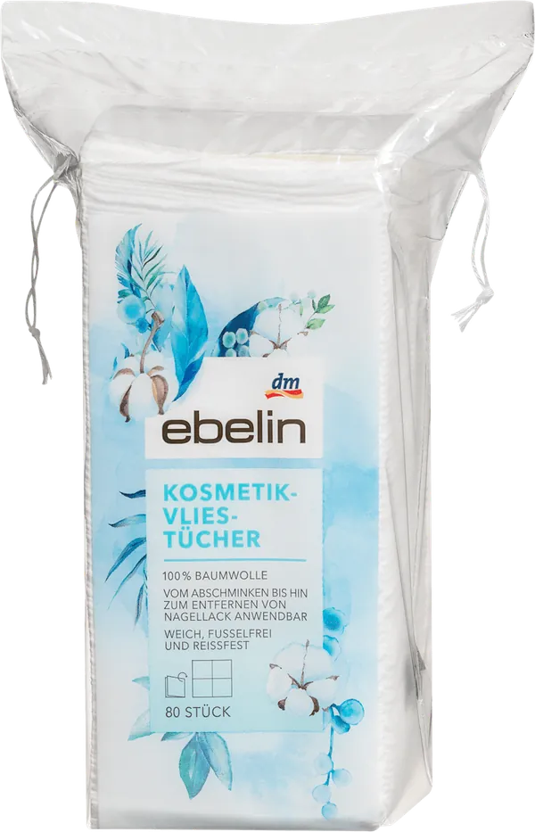 Kozmetičke maramice EBELIN pamučne 80kom