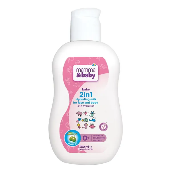 Krema MAMMA&BABY hidratantna za lice i telo 250ml