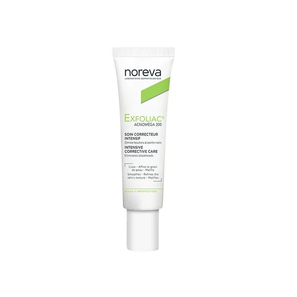 Krema za lice NOREVA Exfoliac Acnomega 200, 30 ml