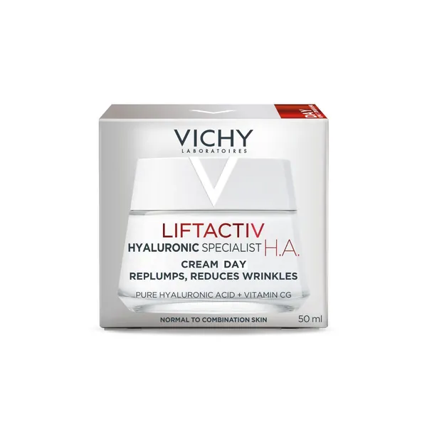 Krema za lice VICHY Liftactiv hyaluronic specialist h.a. Dnevna nega za korekciju bora i čvrstine kože, suva koža, 50 ml