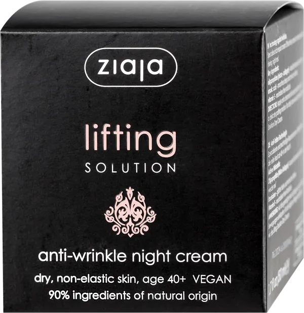 Krema za lice ZIAJA noćna protiv bora Lifing Solution 50ml