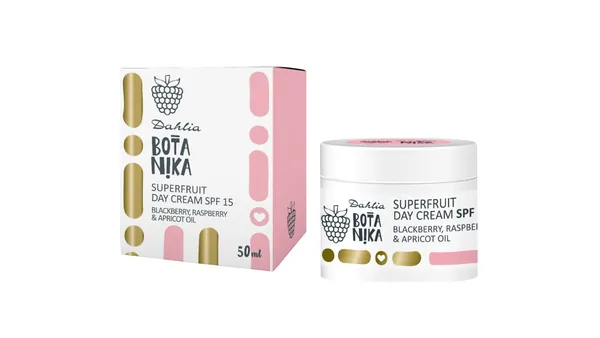 Krema za negu lica DAHLIA BOTANIKA Botanika dnevna SPF15 50ml
