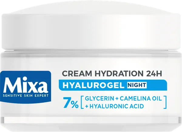 Krema za negu lica MIXA Hyalurogel noćna nega 50 ml