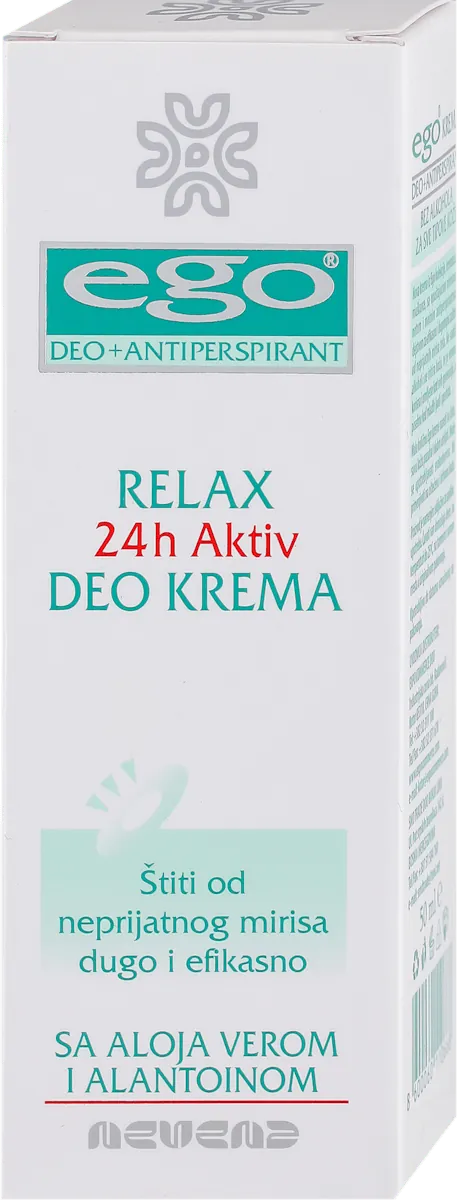 Krema za negu tela NEVENA protiv znojenja Ego Deo Relax 50ml