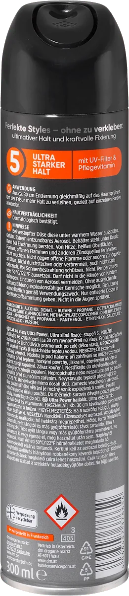 Lak za kosu BALEA Ultra power 5 300ml