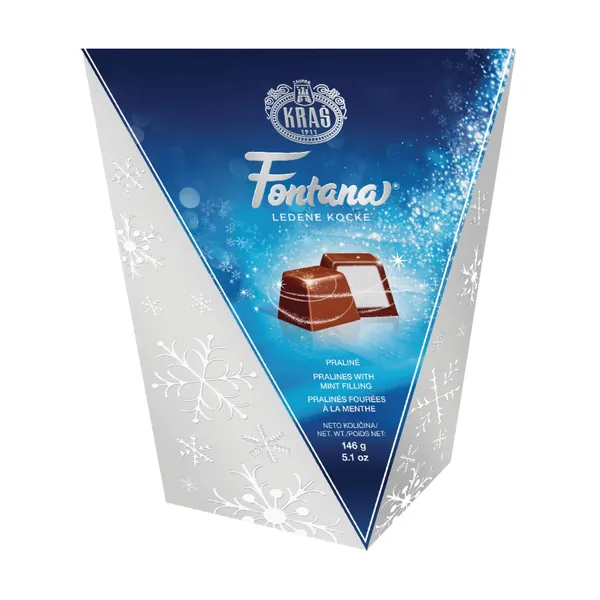 Ledene kocke KRAŠ Fontana bombonjere 146g