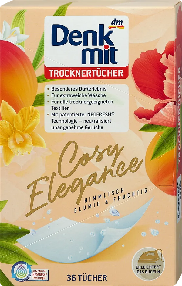 Maramice za mašinsko sušenje veša DENKMIT Cosy elegance 36kom