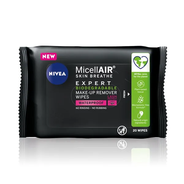 Maramice za skidanje šminke NIVEA Micellair 20kom