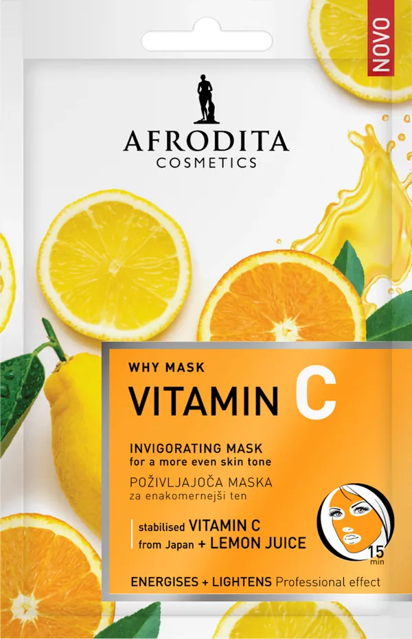 Maska za lice AFRODITA why maska vitamin C 2x6ml
