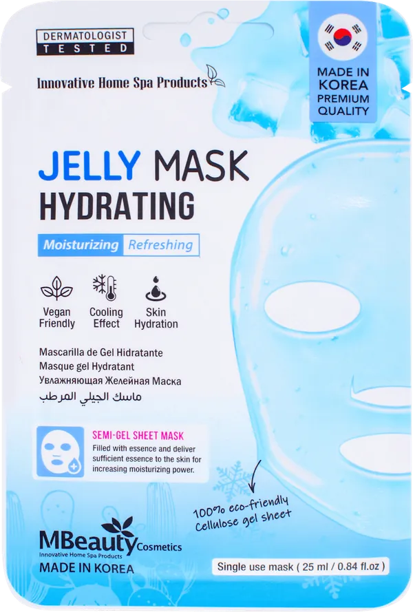 Maska za lice MBEAUTY Jelly maska za hidrataciju kože 25ml