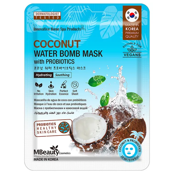 Maska za lice MBEAUTY sheet sa kokosovom vodom 22ml