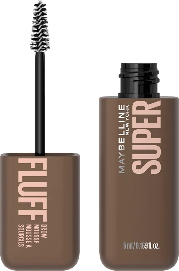 Maskara za obrve MAYBELLINE NEW YORK super fluff - 257 Medium Brown, 5 ml