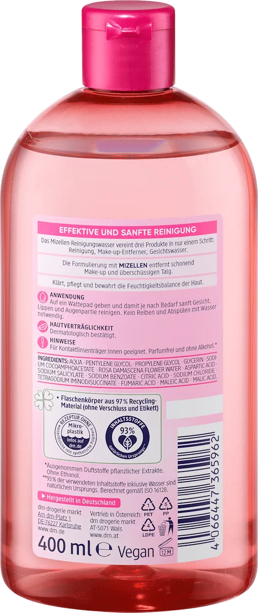 Micelarna voda BALEA za suvu kožu ruža 400ml