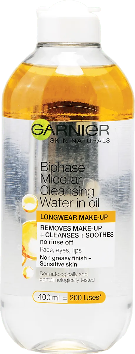 Micelarna voda GARNIER SKIN NATURALS Dvofazna za čišćenje lica 400 Ml