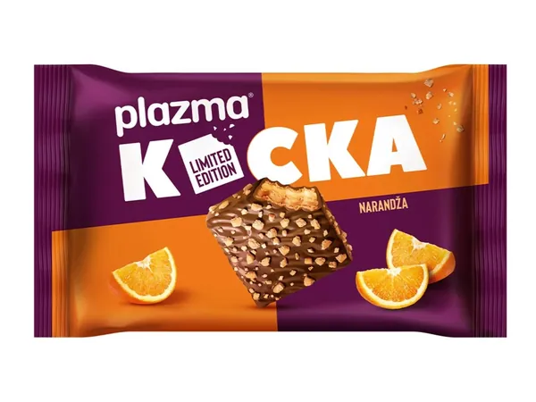 Napolitanka PLAZMA kocka narandža 67,5g