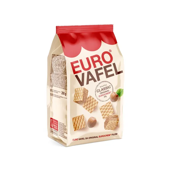 Napolitanka SWISSLION Eurovafel kocka 200g