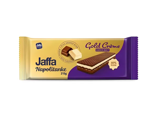Napolitanke JAFFA gold creme choco duet 215g