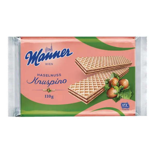Napolitanke MANNER lešnik 110g