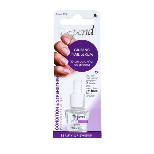 Nega noktiju DEPEND Žen-šen serum za suve i nokte koji se listaju 8 ml