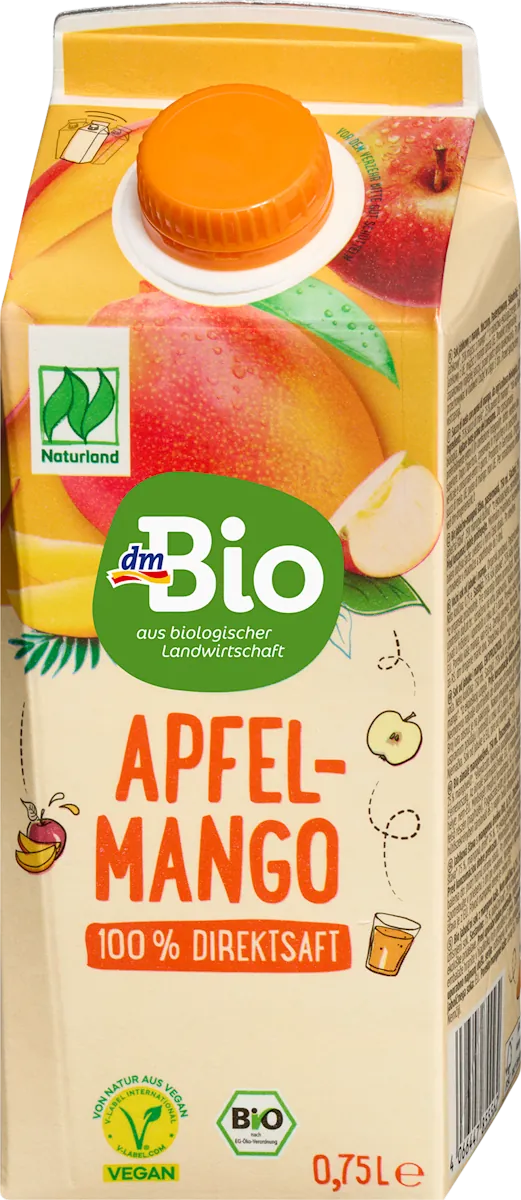 Negazirani sok DM BIO jabuka mango 100% 750ml