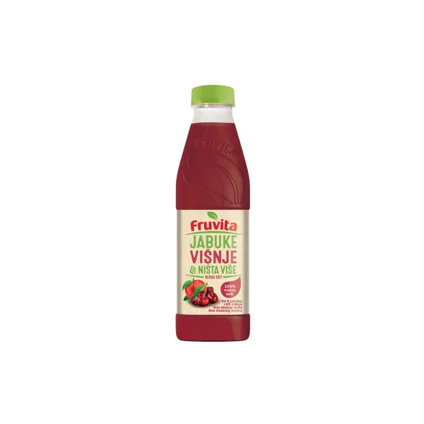 Negazirani sok FRUVITA jabuke višnje & ništa više 750ml