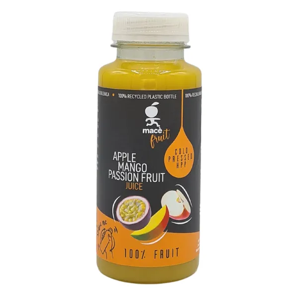 Negazirani sok MACE Fruit jabuka mango passion fruit 100% 250ml
