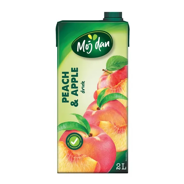 Negazirani sok MOJ DAN breskva 2l