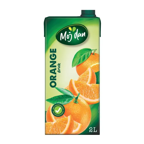 Negazirani sok MOJ DAN pomorandža 2l
