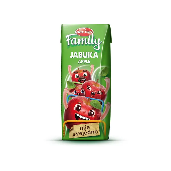Negazirani sok NECTAR FAMILY jabuka 0,2L