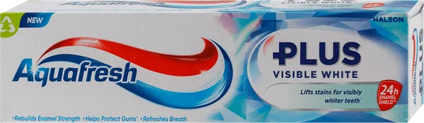 Pasta za zube AQUAFRESH Plus visible white 75ml
