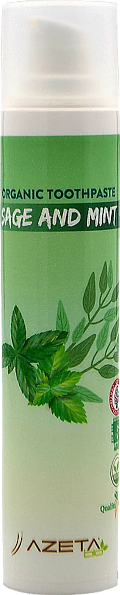Pasta za zube AZETA BIO organska žalfija i menta 50ml
