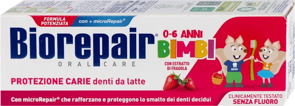 Pasta za zube BIOREPAIR Kids jagoda 0-6g 50ml