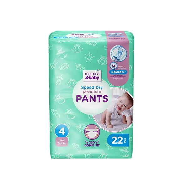 Pelene za bebe MAMMA&BABY pants 4 22kom