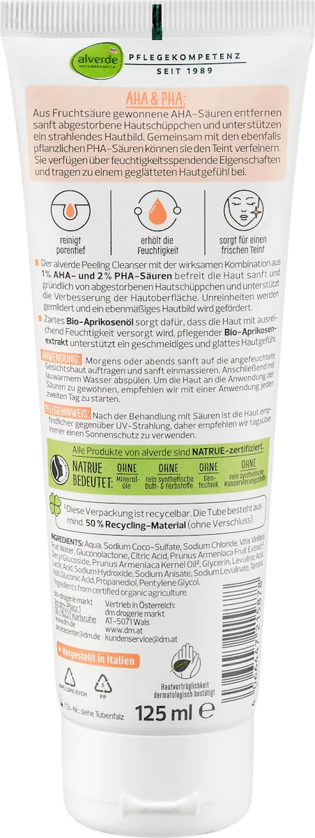 Piling za lice ALVERDE natural expert cleanser 125ml