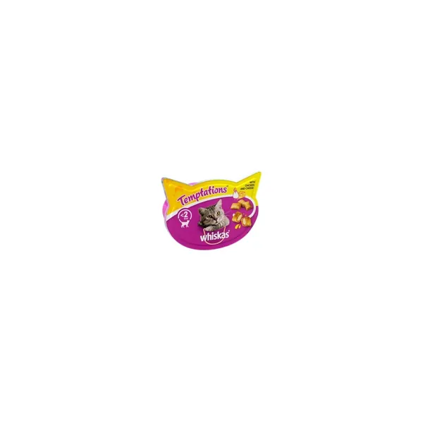 Poslastice za mačke WHISKAS Temptations poslastica piletina i sir 60g