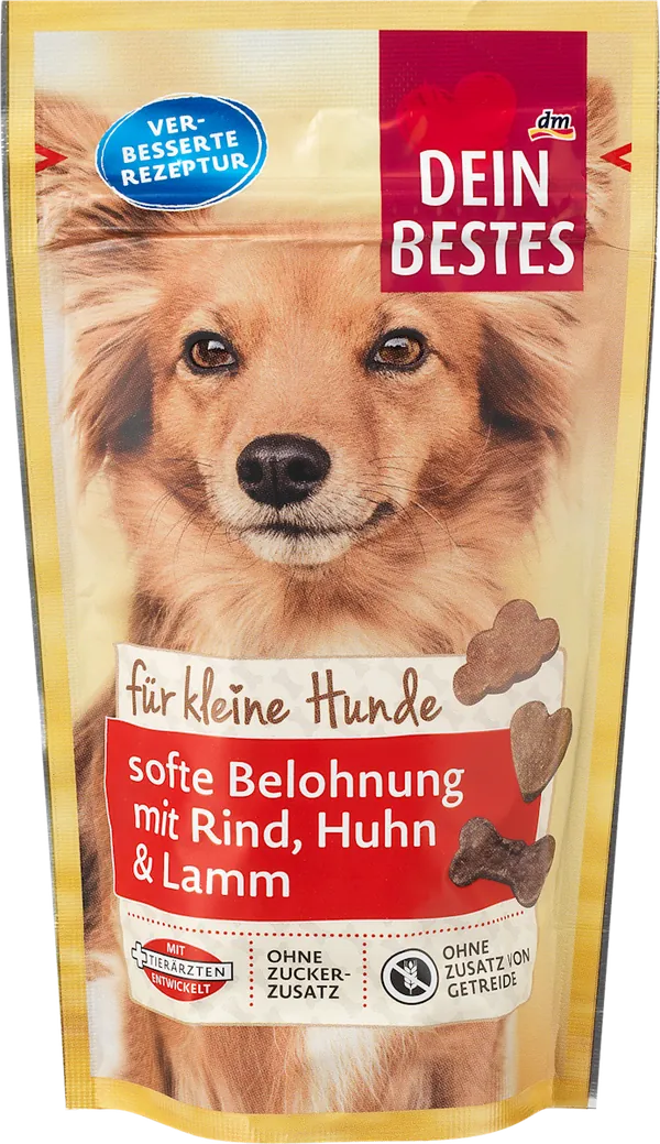 Poslastice za pse DEIN BESTES za male pse govedina piletina jagnjetina 60g