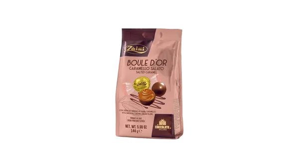 Praline ZAINI Boule d'or salted caramel 144g