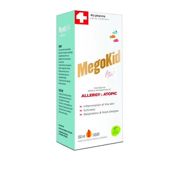 Preparati za decu 4 UP MegoKid Allergy & Atopic 150ml