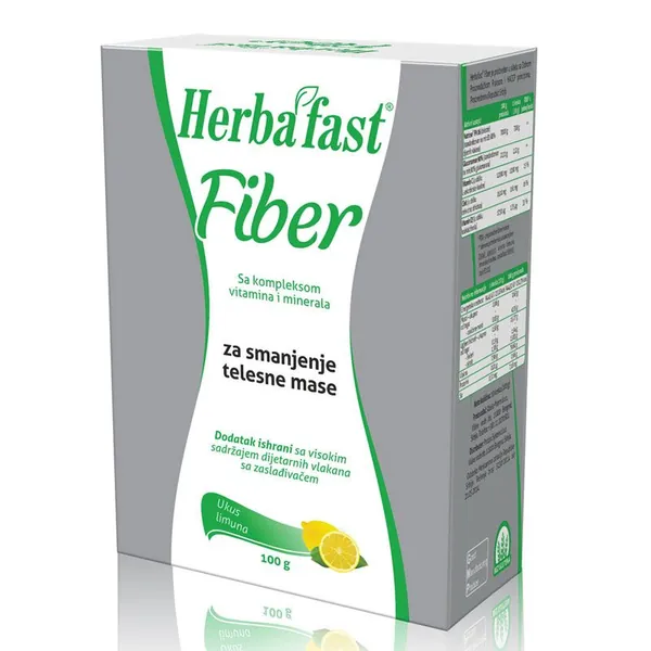 Preparati za mršavljenje ABELA HerbafastÂ® Fiber - limun, 10 kesica