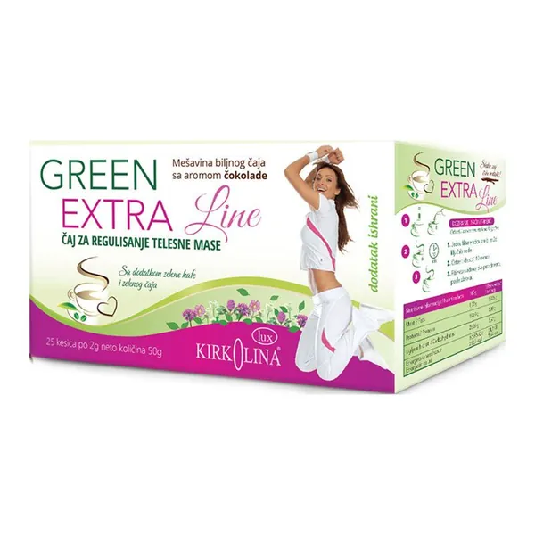 Preparati za mršavljenje KIRKA KirkolinaÂ® GreenExtraLine čaj za regulisanje telesne mase