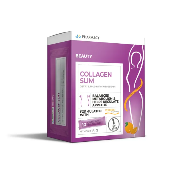 Preparati za mršavljenje PHARMACY Collagen Slim, 10 kesica