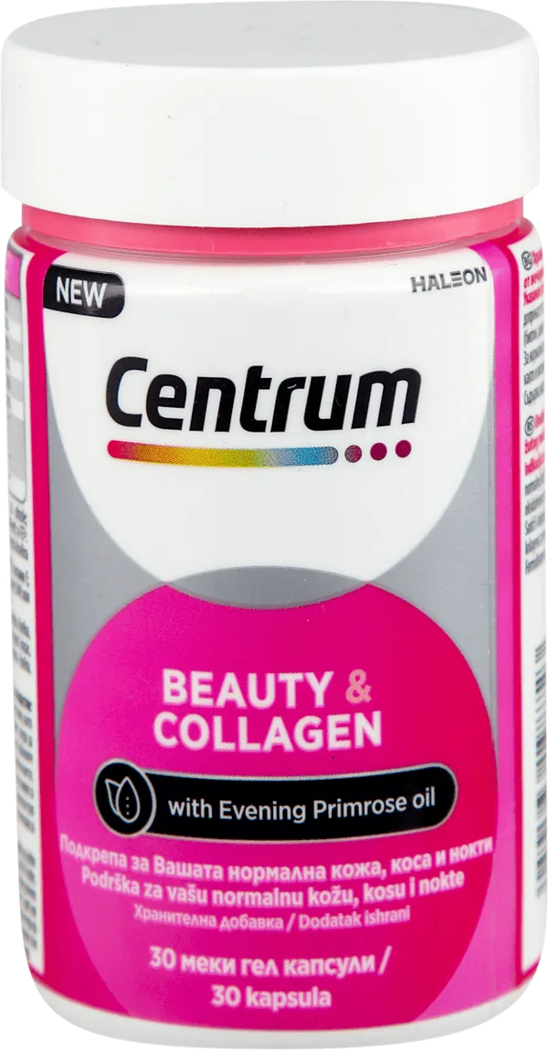 Preparati za žene CENTRUM Beauty&Collagen, 30 kapsula