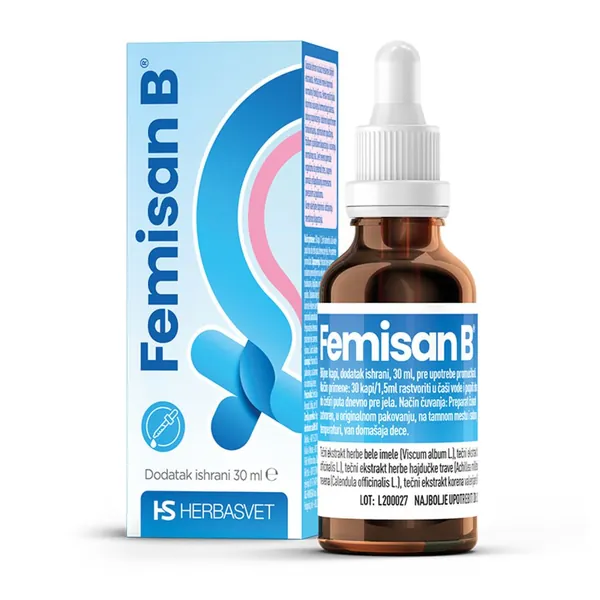 Preparati za žene HERBASVET Femisan B kapi 30ml