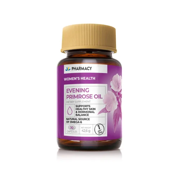 Preparati za žene PHARMACY Evening Primrose Oil, 30 soft gel perli